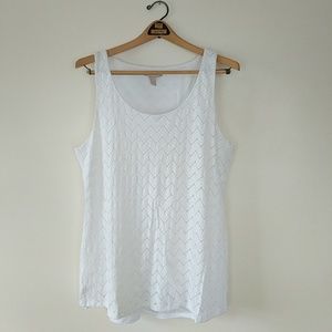 Banana Republic crochet tank top